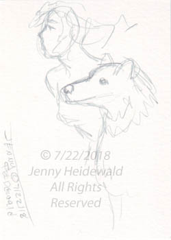 The White Wolf by Jenny Heidewald